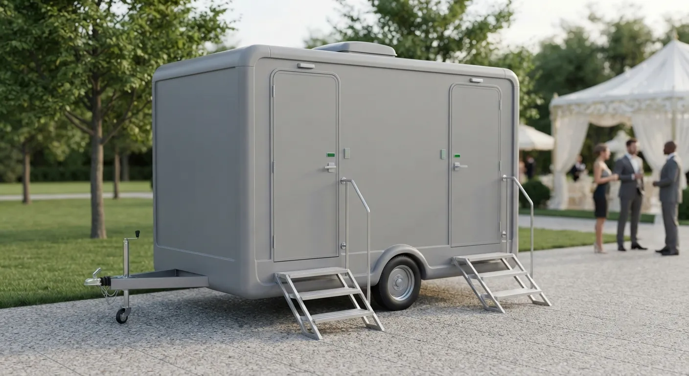 2 Stall Restroom Trailer in Carson, CA