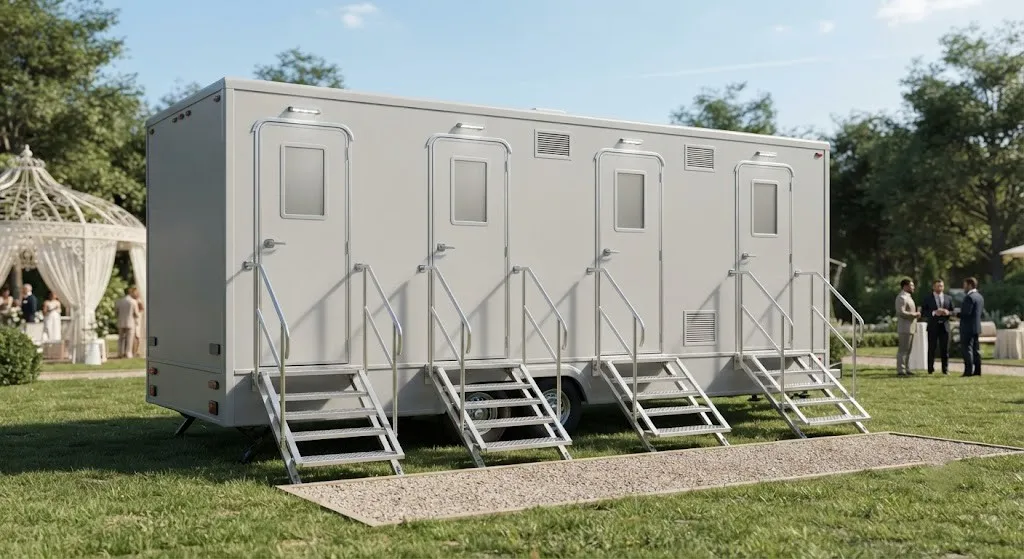 4 Stall Restroom Trailer in Carson, CA
