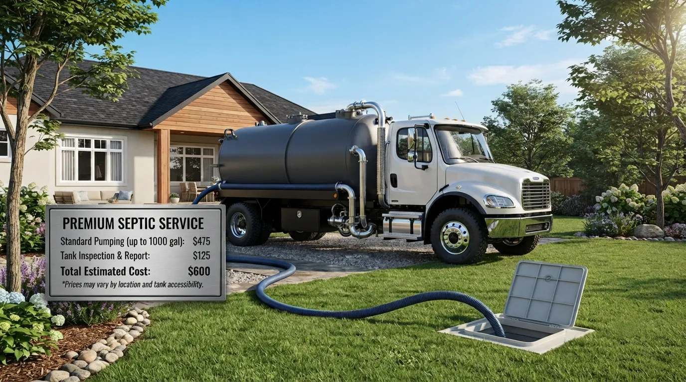 Septic Tank Pumping Cost in Carson, CA